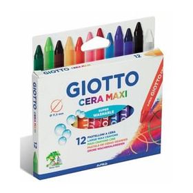 Giotto 291200 Cera Maxi Jumbo 12 Renk Mum Boya