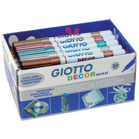 Giotto 524500 Decor 24'lü Metalik Boya