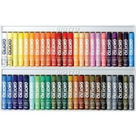Giotto Beyaz Yağlı Silindir 48'li Pastel Boya