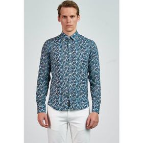 Giovane Gentile GC04GM209901 Turkuaz Erkek Gömlek
