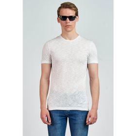 Giovane Gentile GC0653202103 Beyaz Erkek T-shirt