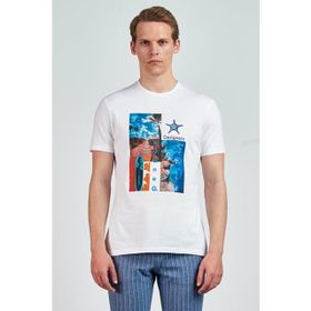 Giovane Gentile GC0653202103 Beyaz Erkek T-shirt