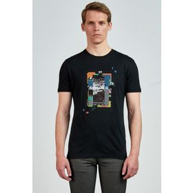 Giovane Gentile GC0653202154 Siyah Erkek T-shirt