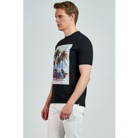 Giovane Gentile GC0660202127 Siyah Erkek T-shirt