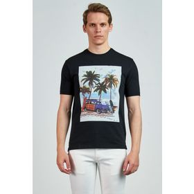 Giovane Gentile GC0660202127 Siyah Erkek T-shirt