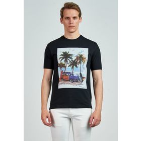 Giovane Gentile GC0660202127 Siyah Erkek T-shirt