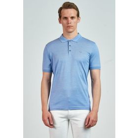 Giovane Gentile LB0650201858 Açık Mavi Erkek T-shirt