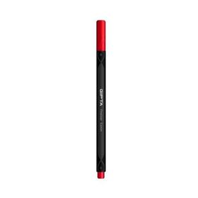 Gıpta 0.4 mm Kırmızı Üçgen Karton Kutu Fineliner Kalem
