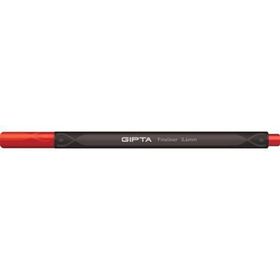 Gıpta 0.4 mm Kırmızı Üçgen Karton Kutu Fineliner Kalem