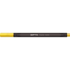 Gıpta 0.4 mm Sarı Üçgen Karton Kutu Fineliner Kalem