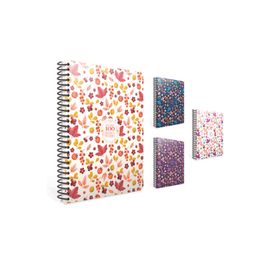 Gıpta 100 Things A4 80 Yaprak Kareli Spiralli Karton Kapak Seti 4 Adet Defter