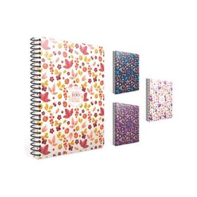 Gıpta 100 Things A4 80 Yaprak Kareli Spiralli Karton Kapak Seti 4 Adet Defter