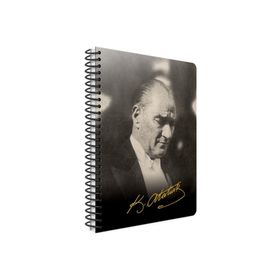 Gıpta 1004 Atatürk Sert Kapak 17x24 Spiralli Defter
