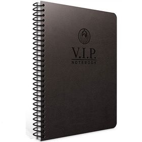 Gıpta 1081 Vip Spiralli Deri Kapak A4 140 Yaprak Kareli Defter