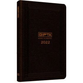 Gıpta 111-TCK 17 x 24 cm Siyah Kasa Ajandası
