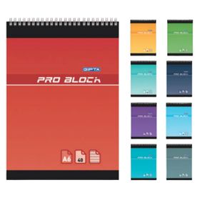 Gıpta 1499 Pro Block A6 40 Yaprak Kareli Spiralli Karton Kapak Bloknot