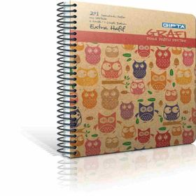 Gıpta 1774 Grafı Book A4 120 Yaprak 2+1 3 Sert Kapak Defter