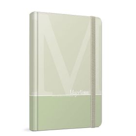 Gıpta 19 x 26 80 Yaprak Kareli Magenta Spiralli Plastik Kapaklı Defter