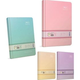Gıpta 20 x 28-160 Yaprak Kareli Thebook Pastels İplik Dikişli Sert Kapak Defter
