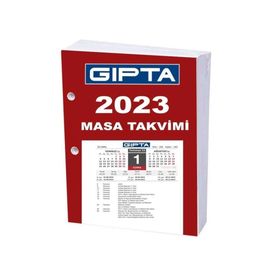 Gıpta 2023 10x13 cm Blok Masa Takvimi