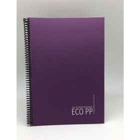 Gıpta 2035 Eco Spiralli Pp. Kapak A4 120 Yp. Çizgili Mor Defter