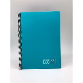Gıpta 2035 Eco Spiralli Pp. Kapak A4 120 Yp. Çizgili Turkuaz Defter