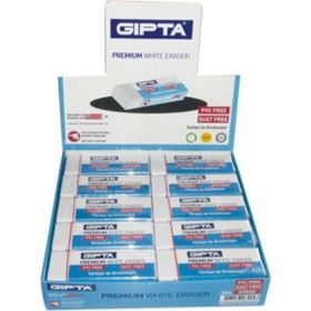 Gıpta 20'li Premium Dust Free Beyaz Silgi