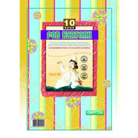Gıpta 25x35-10 Renk Blisterli Fon Kartonu