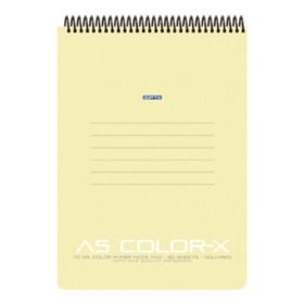 Gıpta 3-3652000-2011 A5 Color-X Spiralli Plastik Kapak 80 Yaprak Çizgili Bloknot