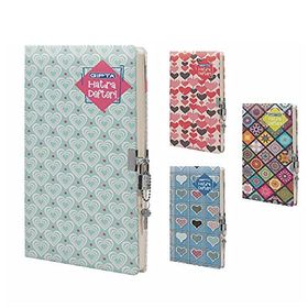Gıpta 3345 14x20 Hatıra Kilitli 120 Yaprak Defter