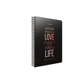 Gıpta 3647 Life-Book 19x26 Spiralli Karton Kapak 100 Yaprak Kareli Defter