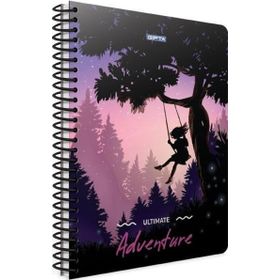 Gıpta 3844 Adventure A4 Karton Kapak 80 Yaprak 4 Adet Kareli Spiralli Defter