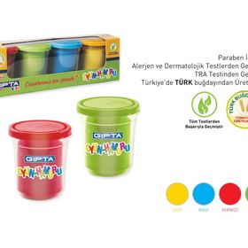 Gıpta 400 gr 4 Renk Oyun Hamuru