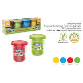 Gıpta 400 gr 4 Renk Oyun Hamuru