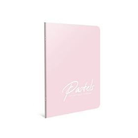 Gıpta 4124 Pastels Tel Dikişli PP Kapak 17x24 40 Yp Çizgili Defter