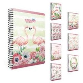 Gıpta 4174 Flamingo 100 Yaprak Sipralli Sert Kapak Kareli Defter
