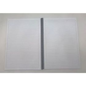 Gıpta 4175 Eco Spiralli Pp. Kapak A4 60 Yp. Çizgili Kırmızı Defter