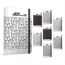 Gıpta 4226 Beat 120 Yaprak Dikişli Sert Kapak Kareli Defter