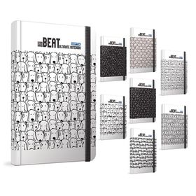 Gıpta 4226 Beat 120 Yaprak Dikişli Sert Kapak Kareli Defter