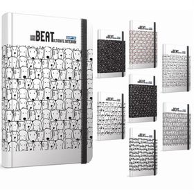 Gıpta 4226 Beat 120 Yaprak Dikişli Sert Kapak Kareli Defter