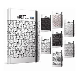 Gıpta 4227 Beat 120 Yaprak Dikişli Sert Kapak Çizgili Defter