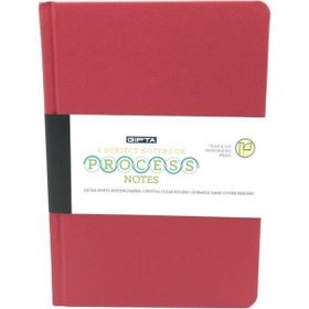 Gıpta 4611 160 Yaprak Kareli 20 x 28 cm Kırmızı Defter