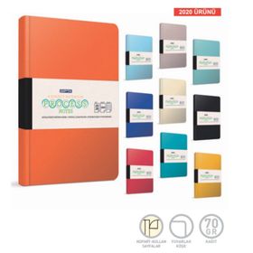 Gıpta 4613 Process 120 Yaprak Dikişli Sert Kapak Kareli Defter