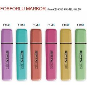 Gıpta 5 mm Kesik Uç Pastel Pembe Fosforlu Markör