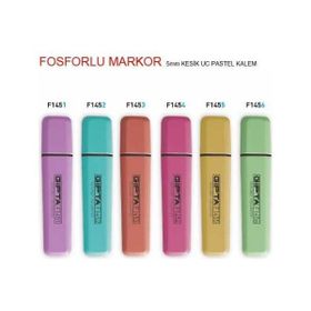 Gıpta 5 mm Kesik Uç Pastel Turuncu Fosforlu Markör