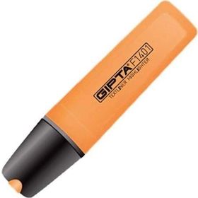 Gıpta 5 mm Kesik Uç Pastel Turuncu Fosforlu Markör