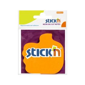 Gıpta 50 Yaprak 76 x 70 Stickn Başparmak Neon Turuncu Not Kağıdı