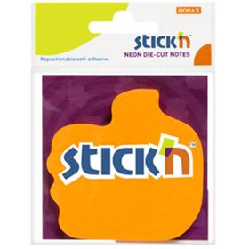 Gıpta 50 Yaprak 76 x 70 Stickn Başparmak Neon Turuncu Not Kağıdı