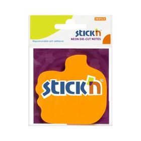 Gıpta 50 Yaprak 76 x 70 Stickn Başparmak Neon Turuncu Not Kağıdı