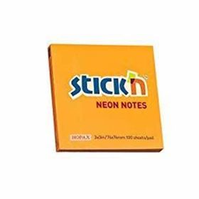 Gıpta 50 Yaprak 76 x 70 Stickn Başparmak Neon Turuncu Not Kağıdı
